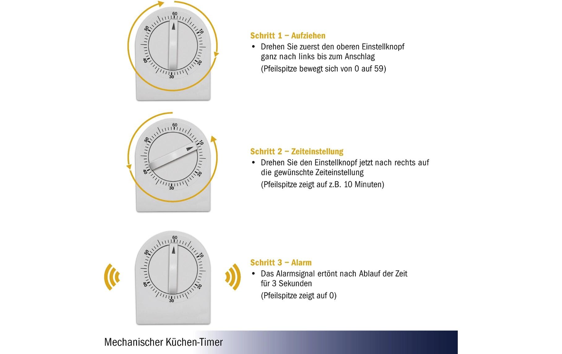Küchentimer FE-TFA WeissTimer für die Küche