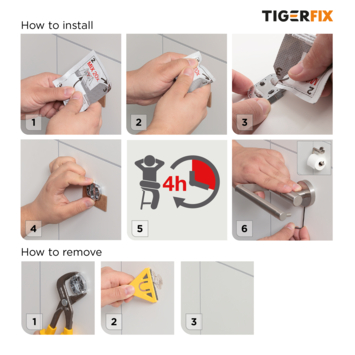 Tiger Tigerfix montageset - 2 stuks