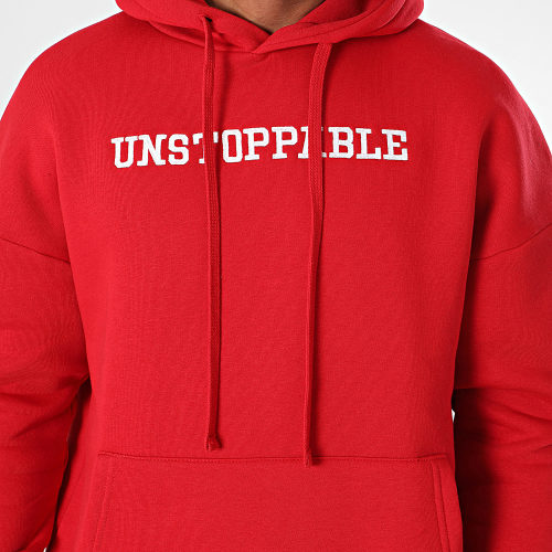 Sweat Capuche Rouge