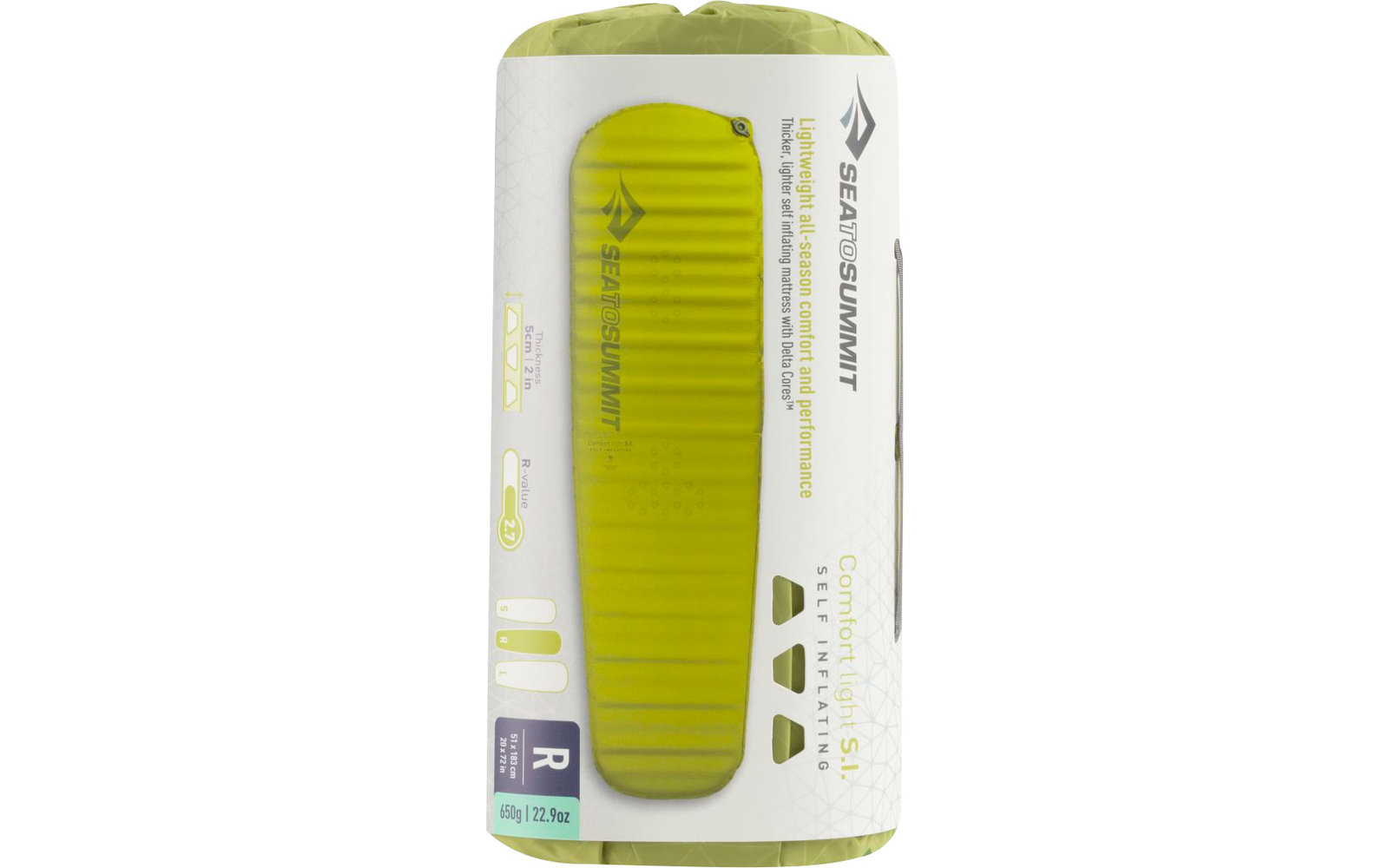 Sea to Summit Comfort Light Self Inflating Mat selbstaufblasend, Small