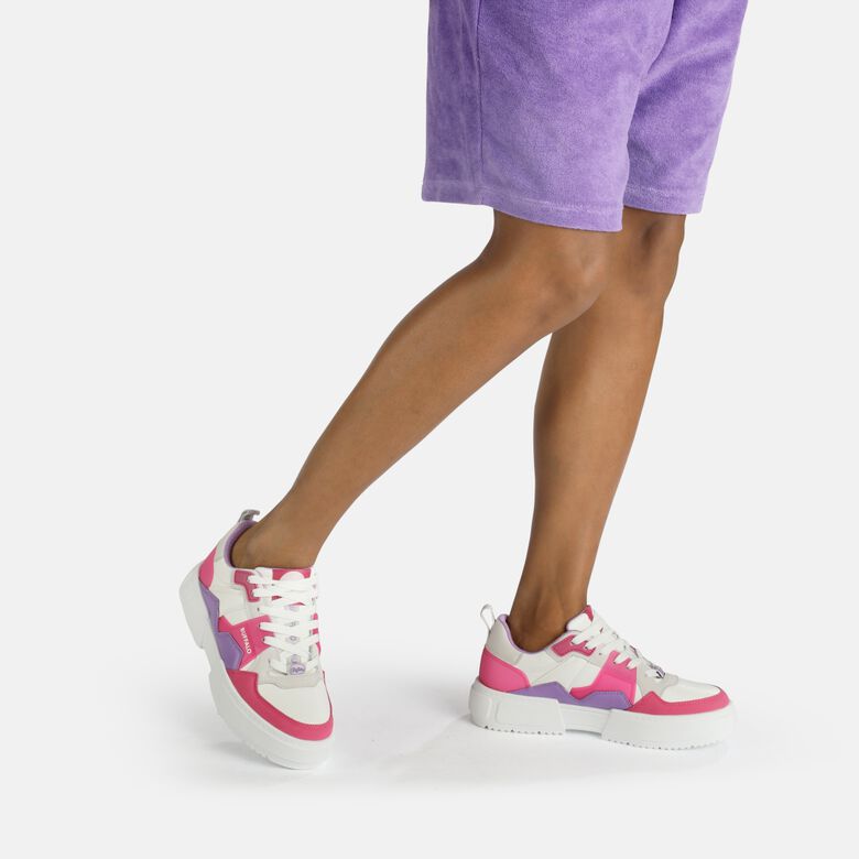 RSE V2 baskets véganes, fuschia