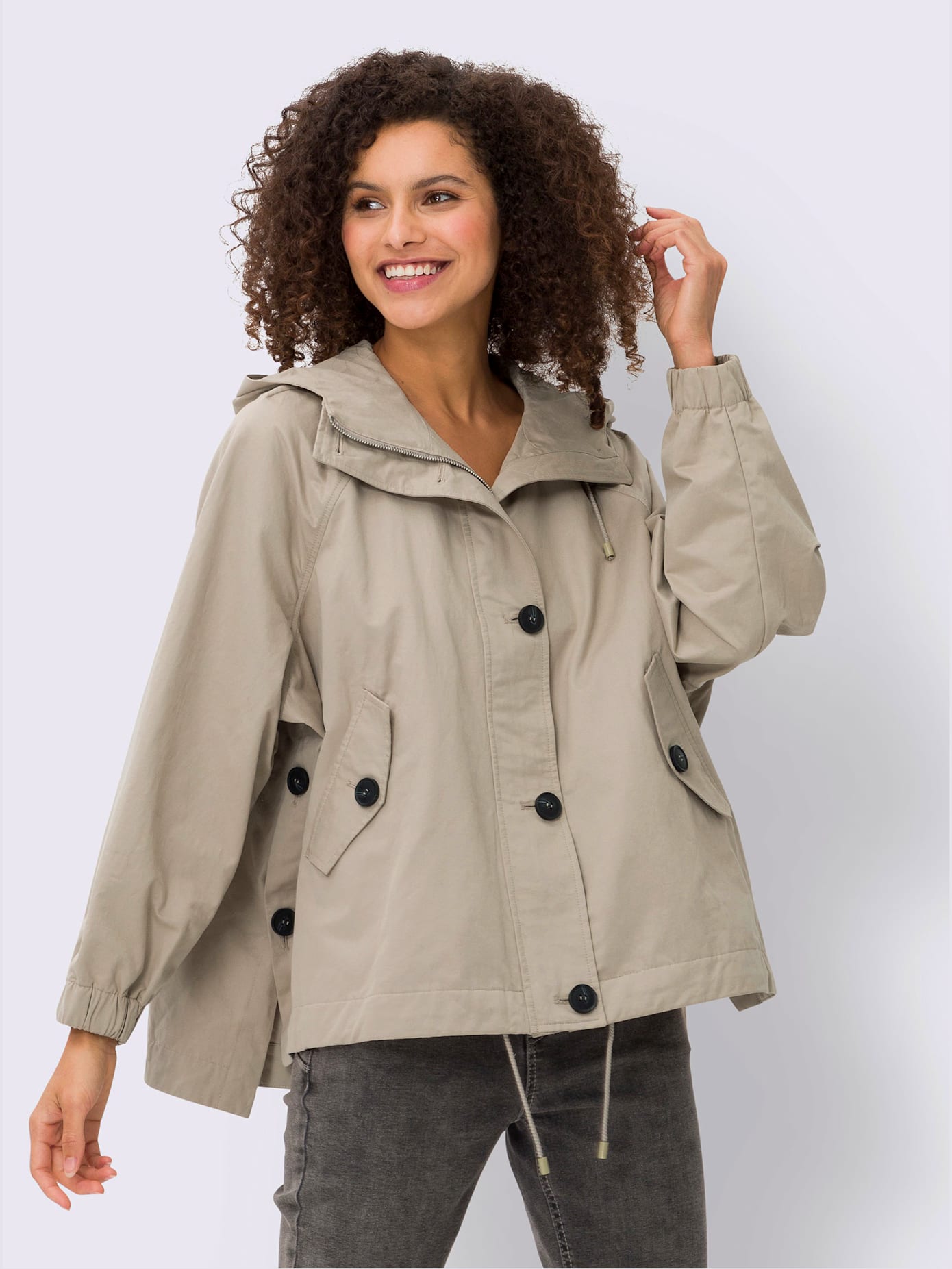 Veste d'extérieur style parka très moderne