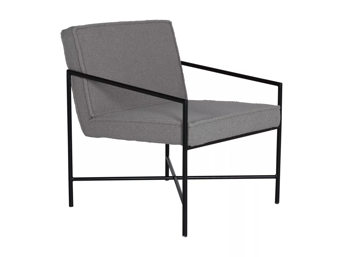 Fauteuil RAKEL AC 1NOS 66x65x78 Gris