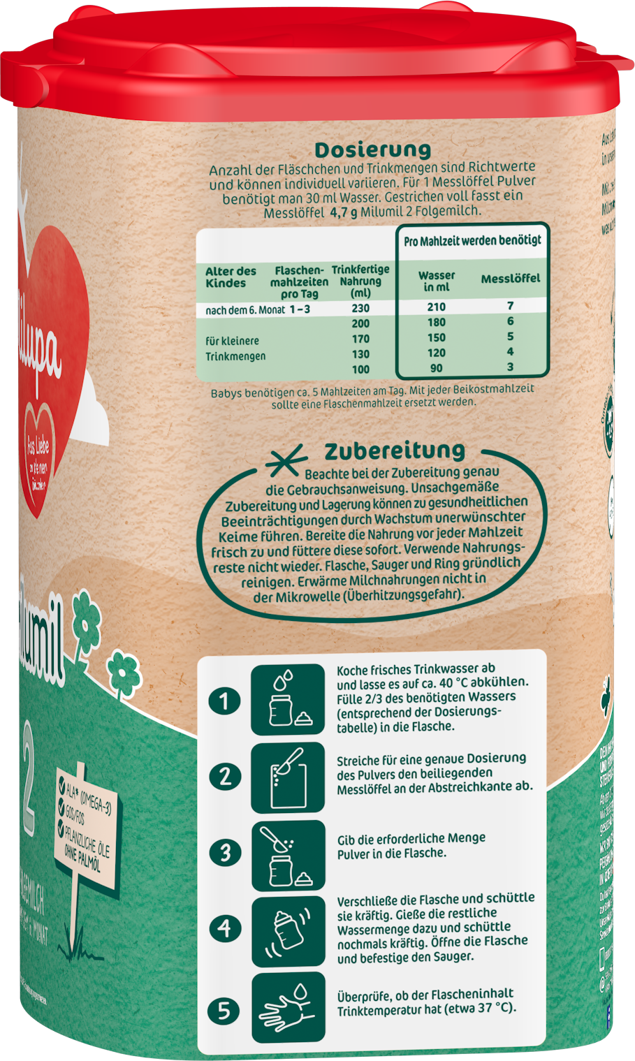 Milupa Milumil 2 Folgemilch Precinutri+