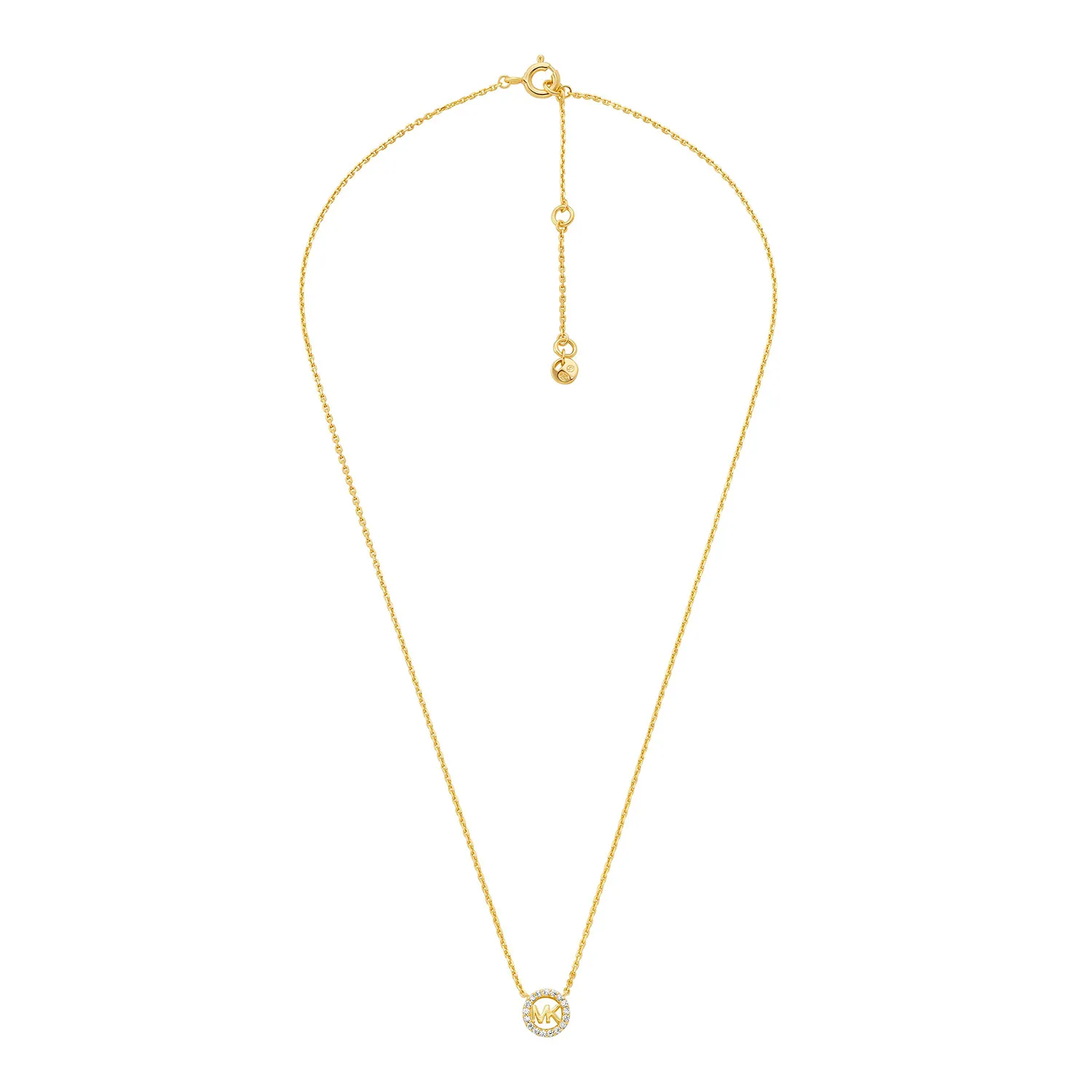 Michael Kors Premium Necklace Halskæde 18 kt. Forgyldt Sølv MKC1726CZ710