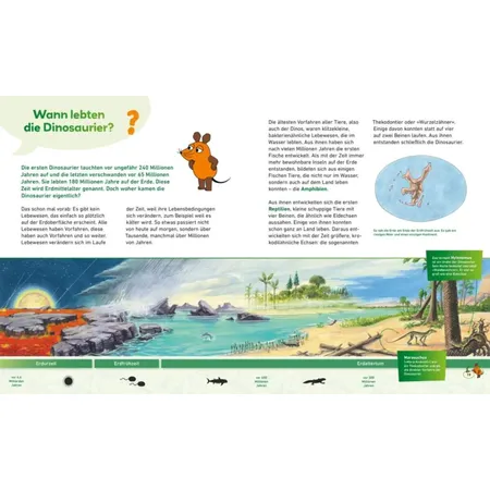 Carlsen Verlag Frag doch mal ... die Maus: Dinosaurier von Heike Tober, Johann Brandstetter