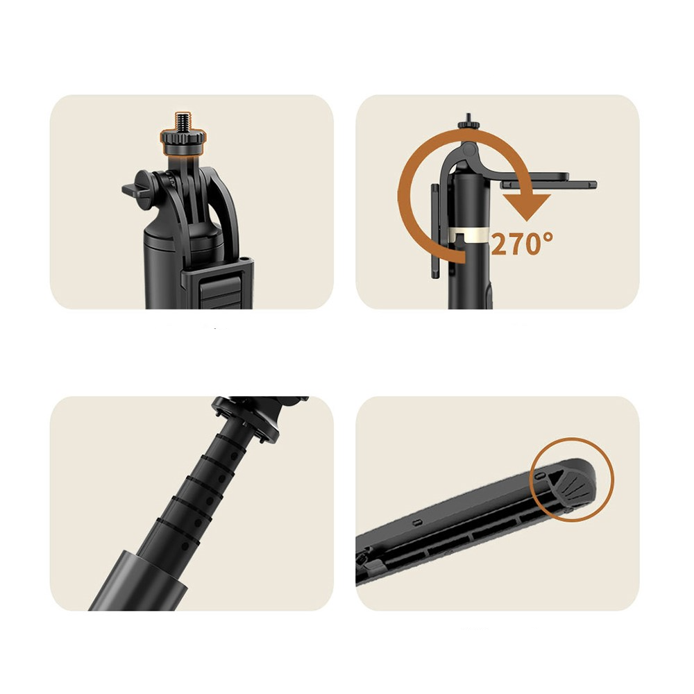 (156cm) Alu Selfie Stick Tripod Dreibein Stativ Halterung mit 1/4