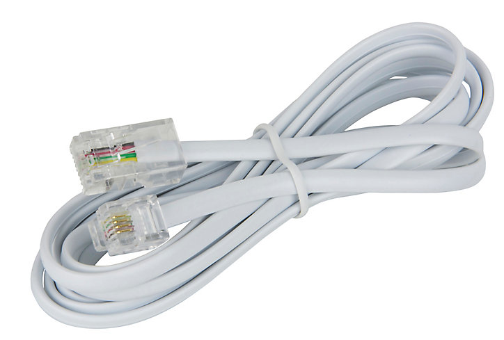 Câble plat RJ11 / RJ45 Mâle / Mâle Blyss, 2 m