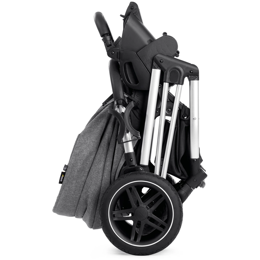 hauck Kinderwagen Vision X Set Silver Melange Grey