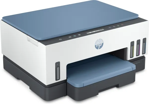 HP Smart Tank 7006 All-in-One - Multifunktionsprinter - farve - blækprinter - kan genopfyldes - 216 x 297 mm (original) - A4/Legal (medie) - op til 13 spm (kopiering) - op til 15 spm (udskriver) - 250 ark - USB 2.0, Wi-Fi(ac), Bluetooth