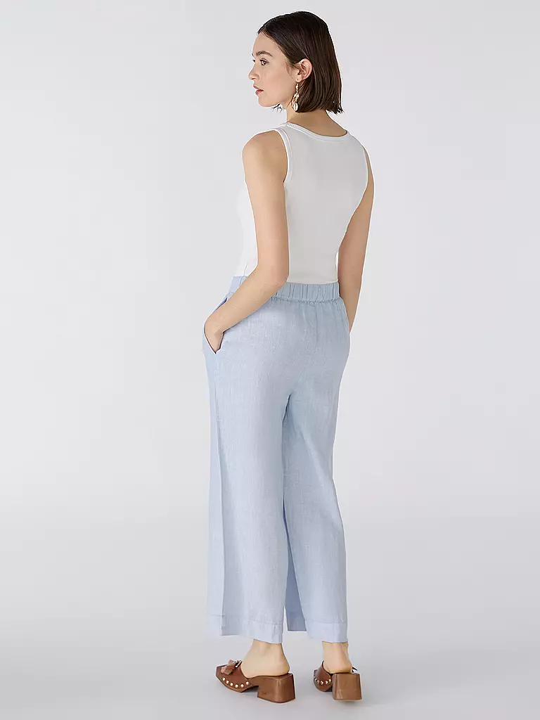 OUÍ Leinenhose hellblau