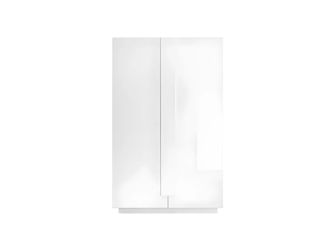 Vaisselier 2 portes Laqué Blanc brillant - STARS
