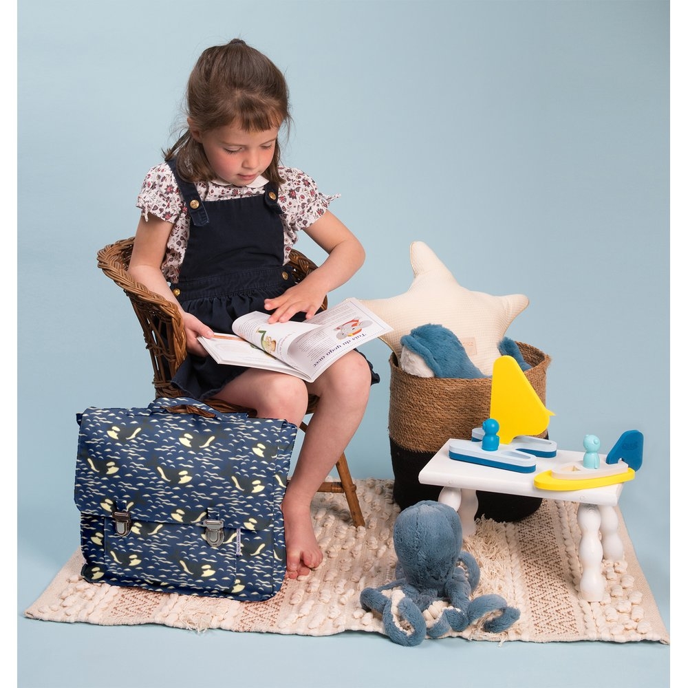 Cartable Orque Bleue