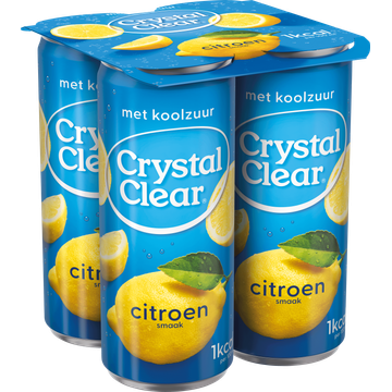Crystal Clear Lemon 4x250ML