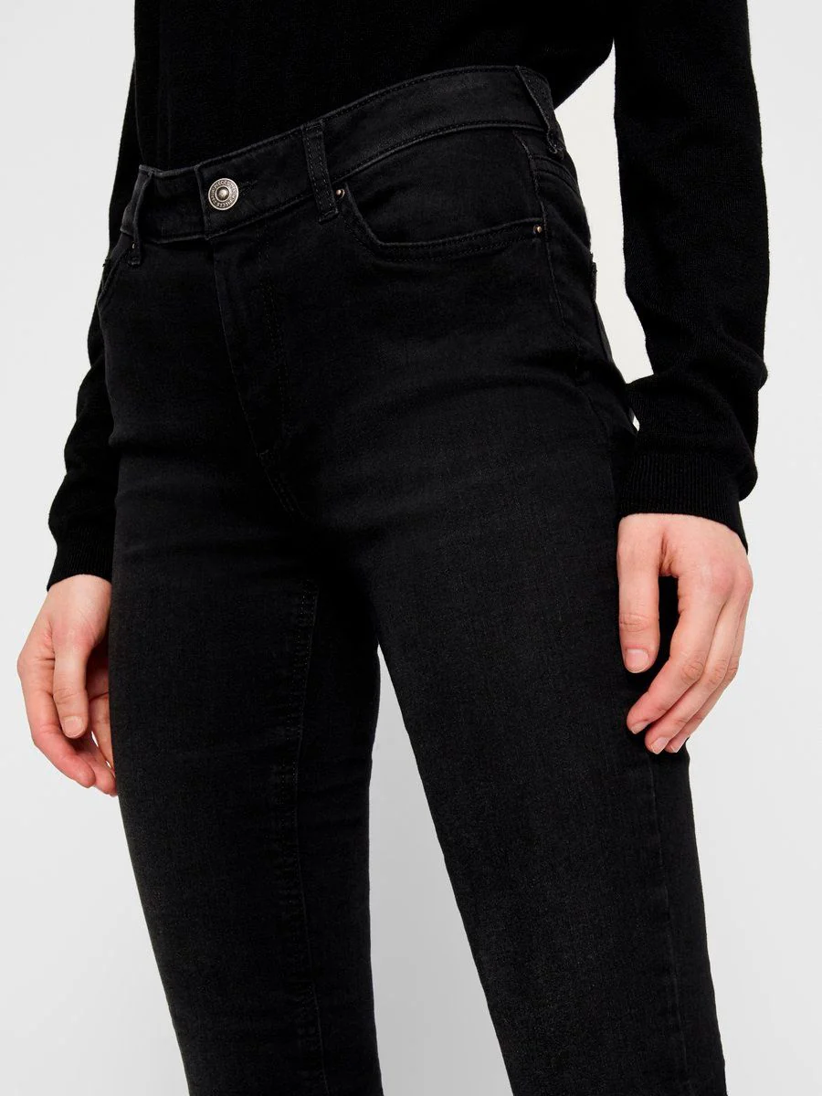 Pieces PcDelly Skinny MW Jeans 