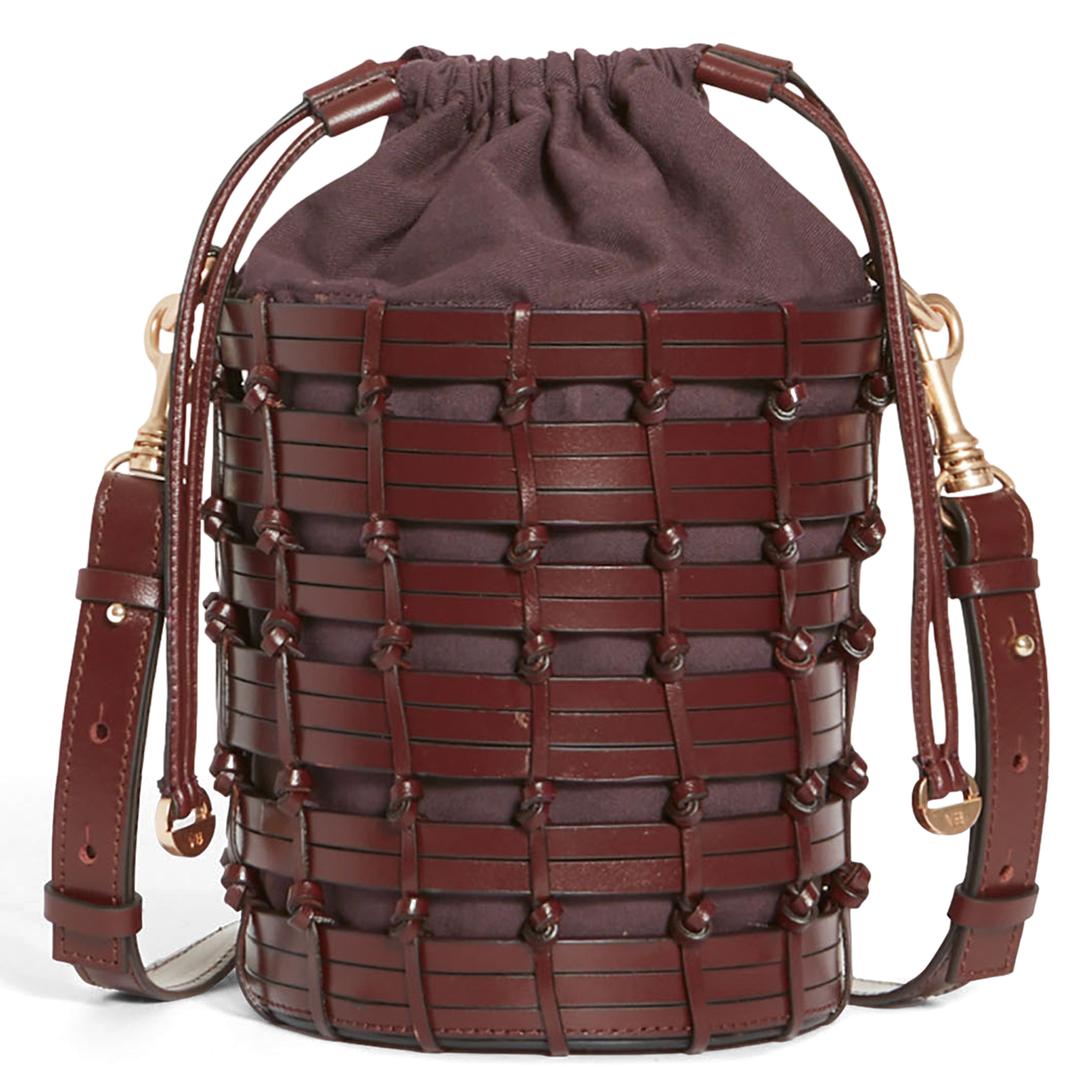 Sac seau en cuir | Marron