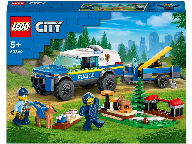 LEGO® City Mobiles Polizeihunde-Training 60369 Hundetraining für den Polizeihund und den Welpen