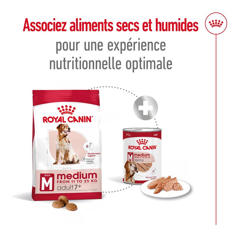 Royal Canin Medium Adult 7+ à prix discount sur bitiba.fr