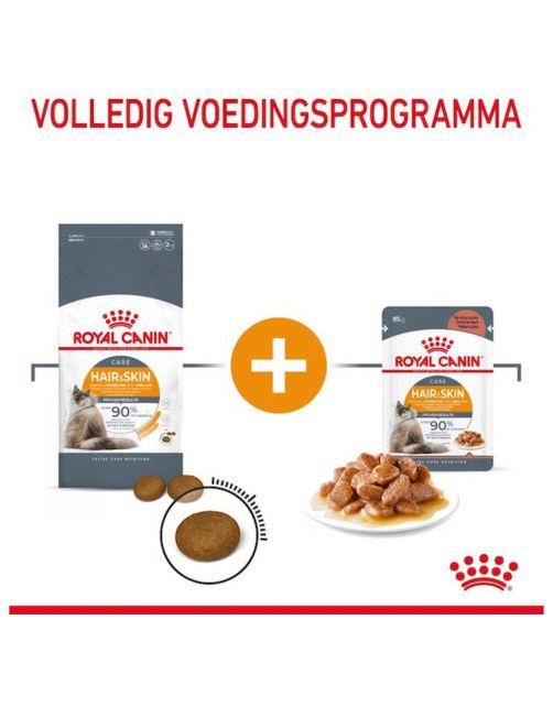 Royal Canin Hair & Skin - In Gravy - Kattenvoer - 85 g