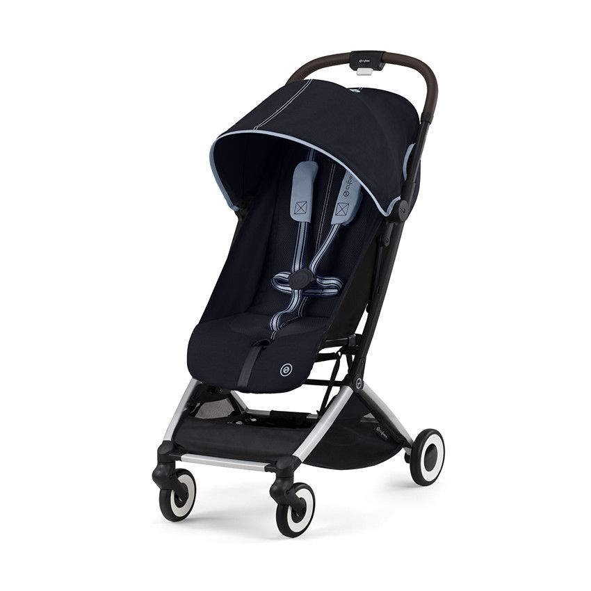 Poussette ultra-compacte Orfeo ocean blue - Ecru