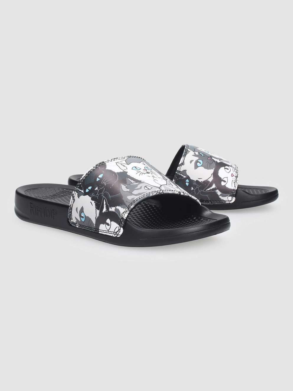 RIPNDIP Family Tree Slide Sandals black multi