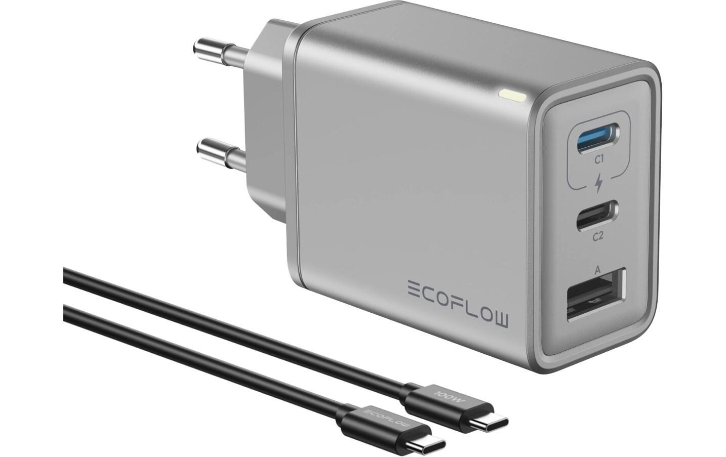Ladegerät RAPID 65 W GaNSchnelles Multi-Port Ladegerät für 3 Geräte