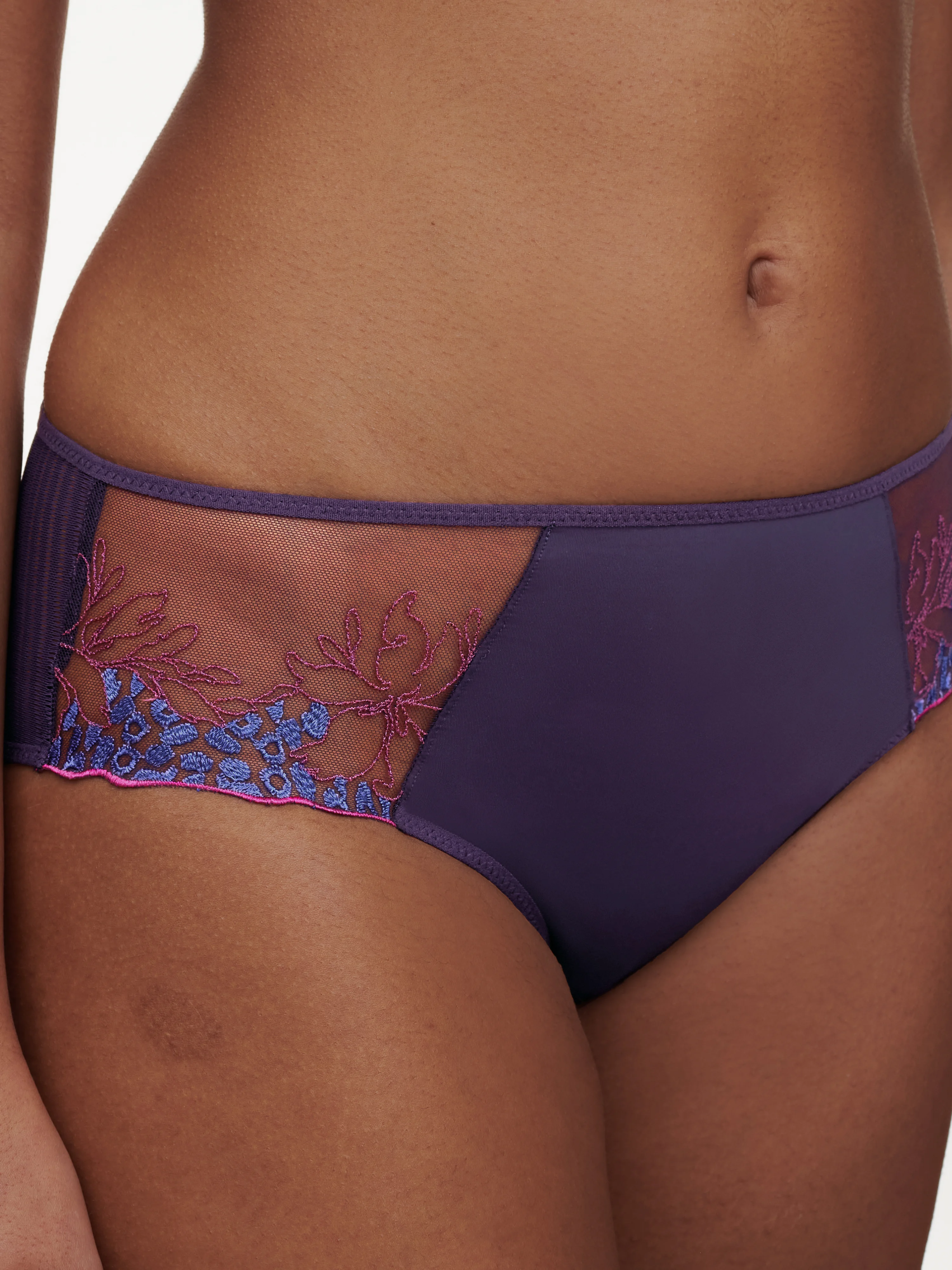 SPICE - Shorty dégagé broderie | Multicolore