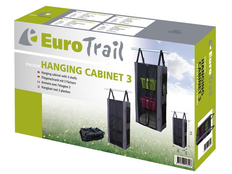Eurotrail Hängeregal 3 Ablagefächer Hängeschrank