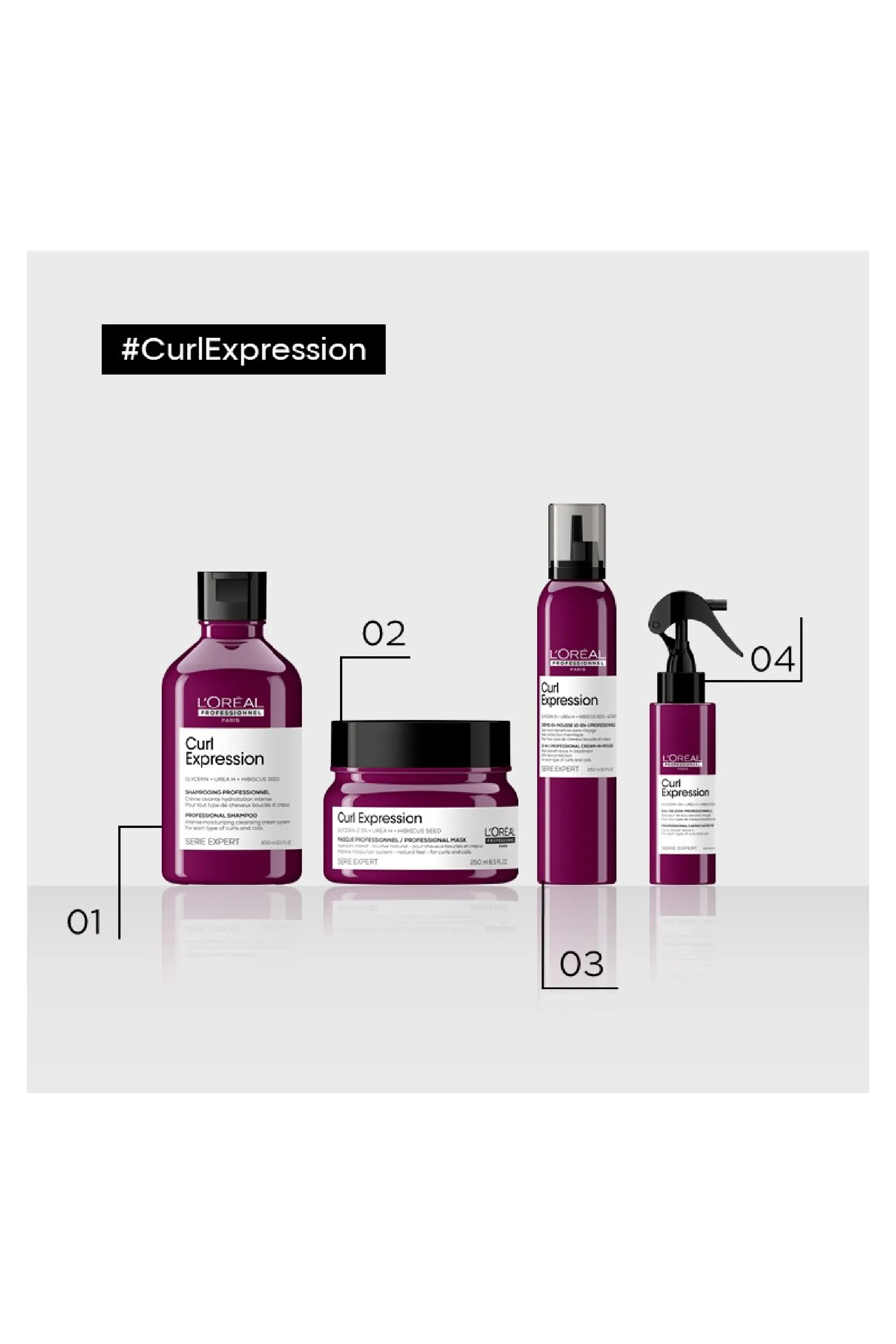 L'Oréal Professionnel Shampoing-crème hydratation intense Curl Expression-300 ml