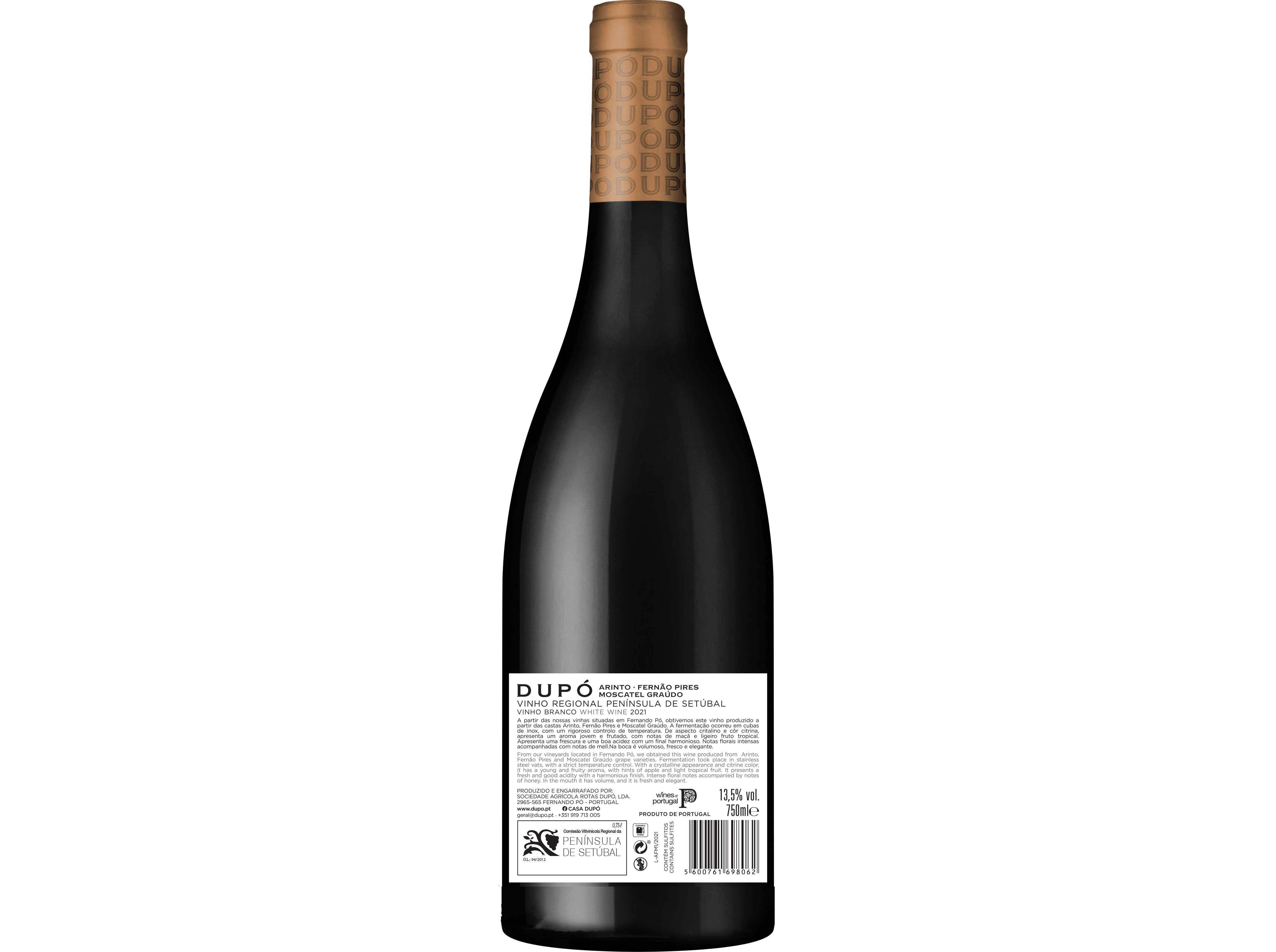 VINHO BRANCO DUPÓ AFM SETUBAL 0.75L