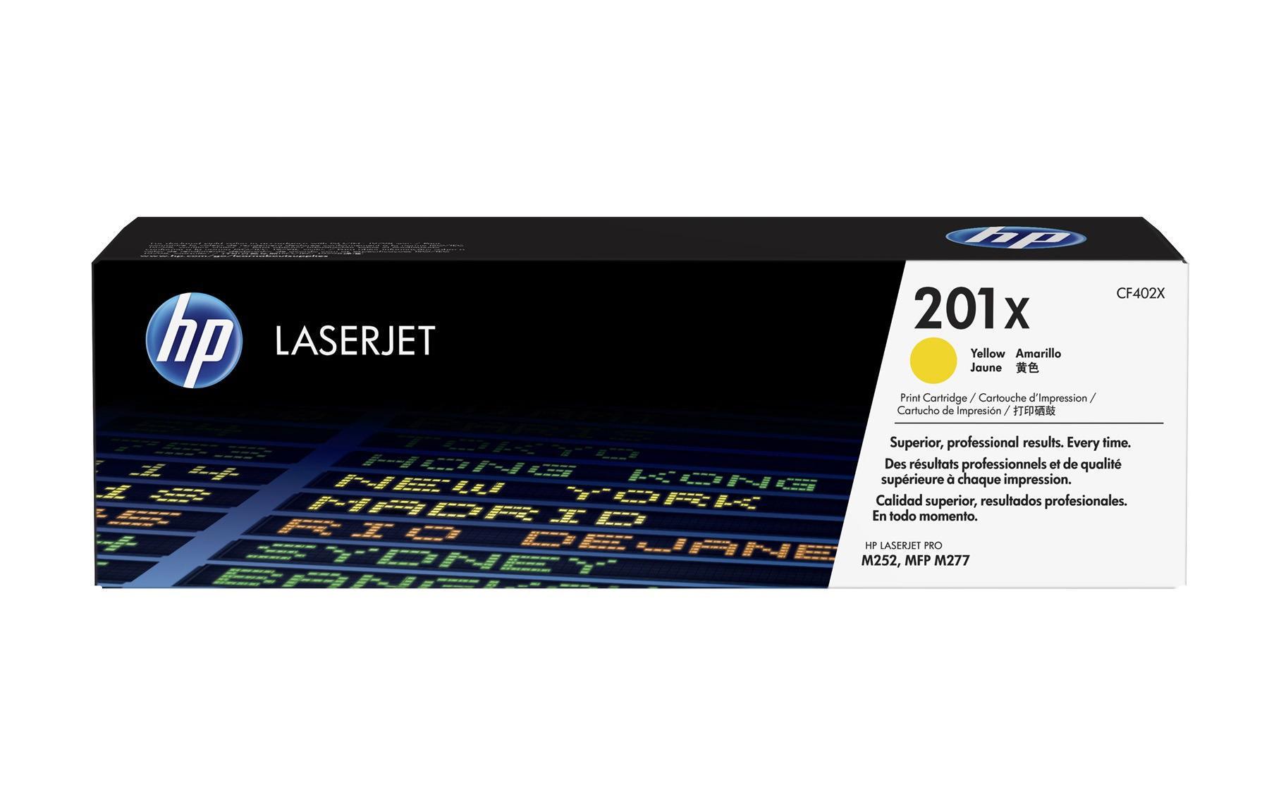 Toner Nr. 201X (CF402X) Yellow<br>Tonerkartusche