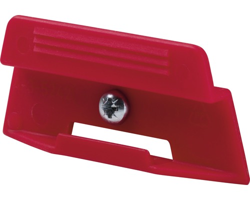 Rode afwerkclip voor SL4/SL5/SL18/SL20, verpakking van 24.