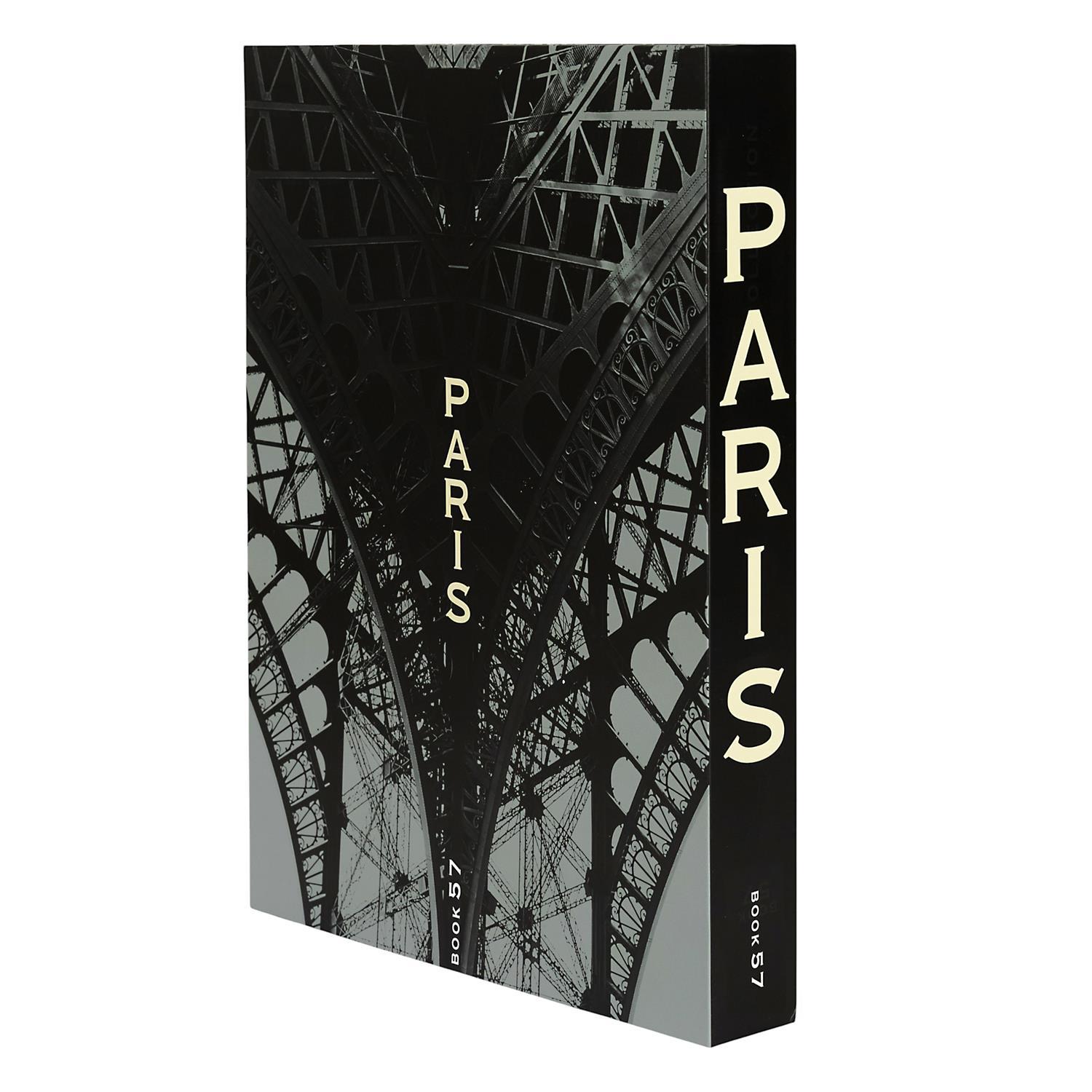 LIVRE RANGEMENT DECO PARIS LIFESTYLE 33X25CM