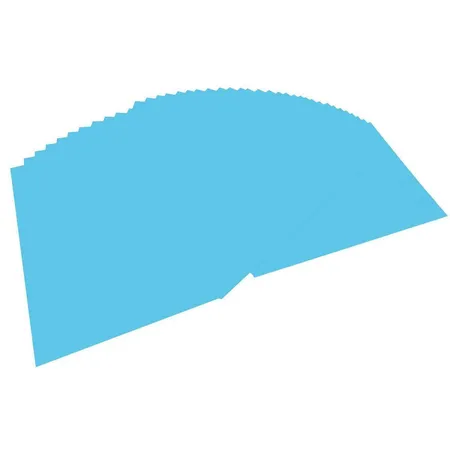 Folia Tonpapier himmelblau, A4, 100 Blatt