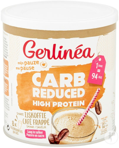 Gerlinéa Ma Pause Carb Reduced High Protein Shake Café Frappé 240g