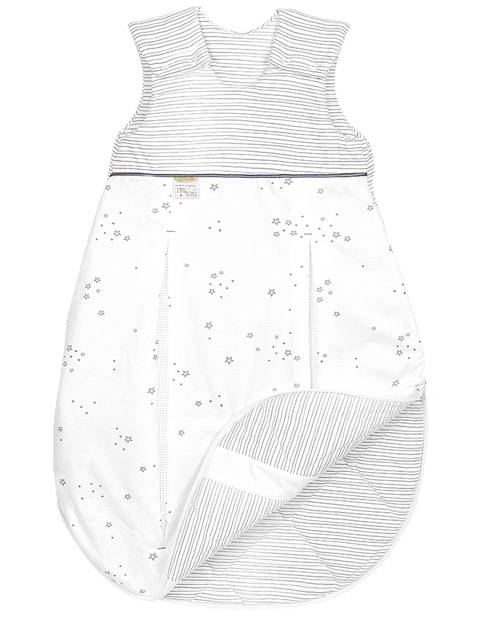 Jersey-Schlafsack BABYNEST® PRIMA KLIMA STERNE in grey