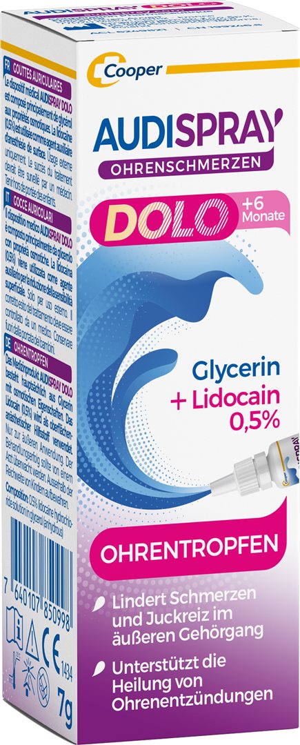 AUDISPRAY Dolo<br>7 g, Flasche, Ohrentropfen