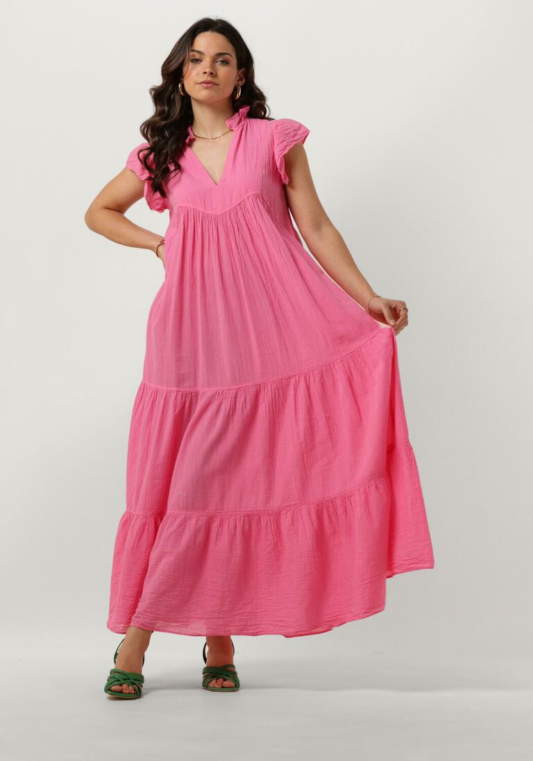DEVOTION roze devotion maxi jurk erietta