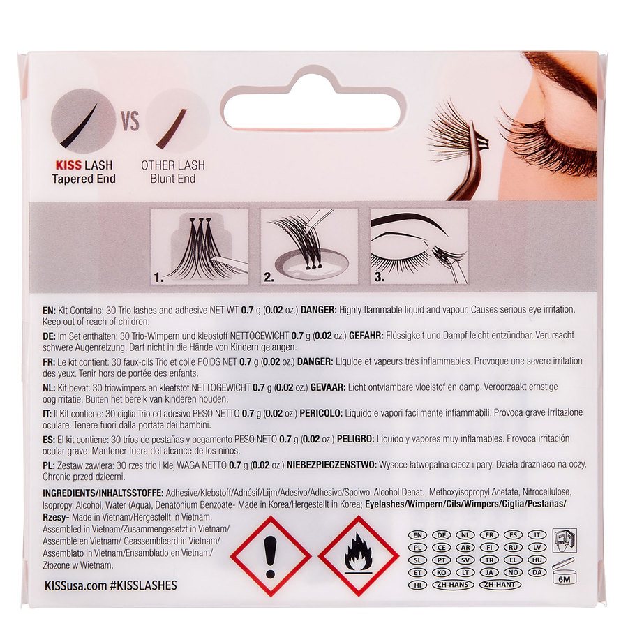 KISS Haute Couture Trio Lashes Classy 30pcs