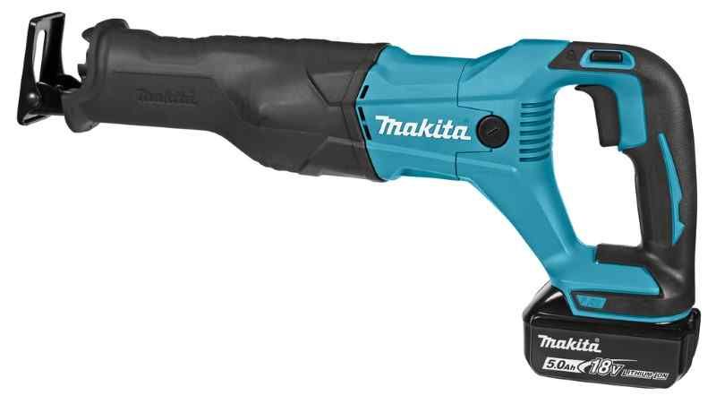 Makita DJR186RTE 18V Li-ion accu reciprozaag set (2x 5.0Ah) in koffer