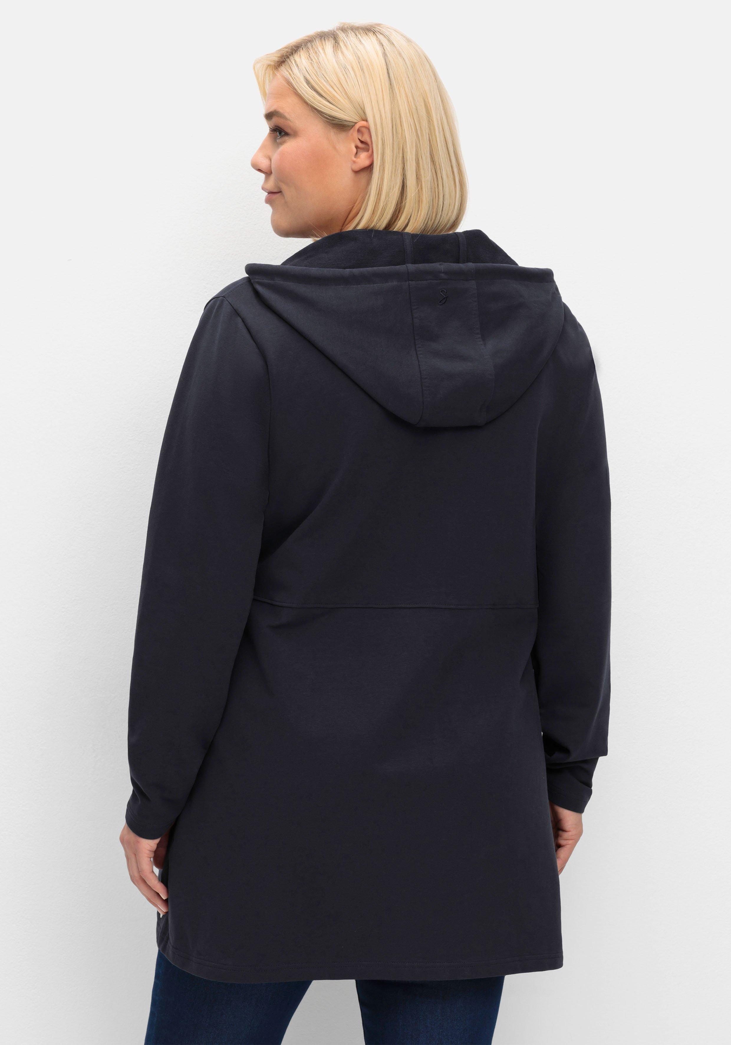 Umstands-Sweatjacke mit Kapuze