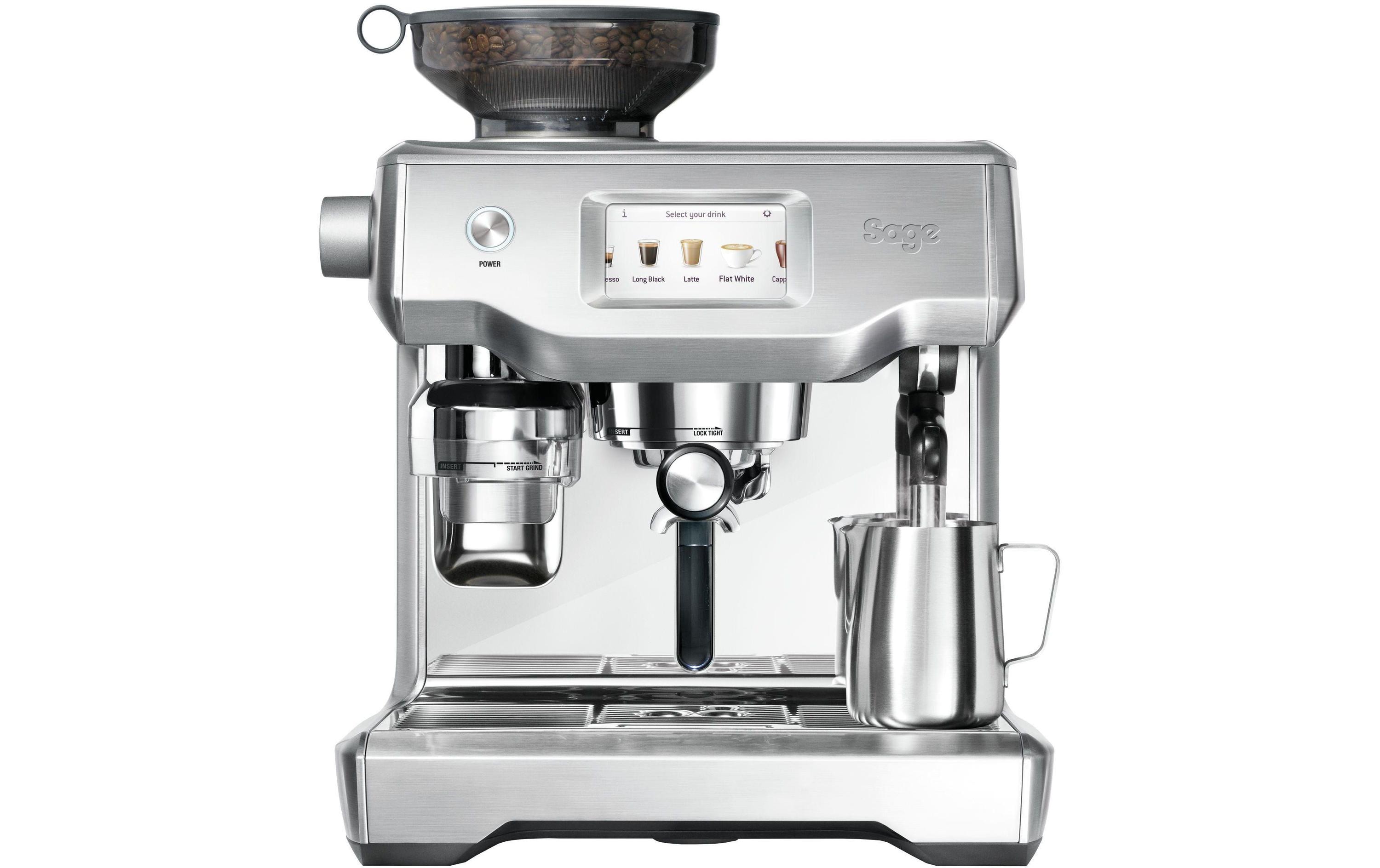 Siebträgermaschine Oracle Touch Silber<br>Espressomaschine für Barista-Qualitätskaffee, silbern