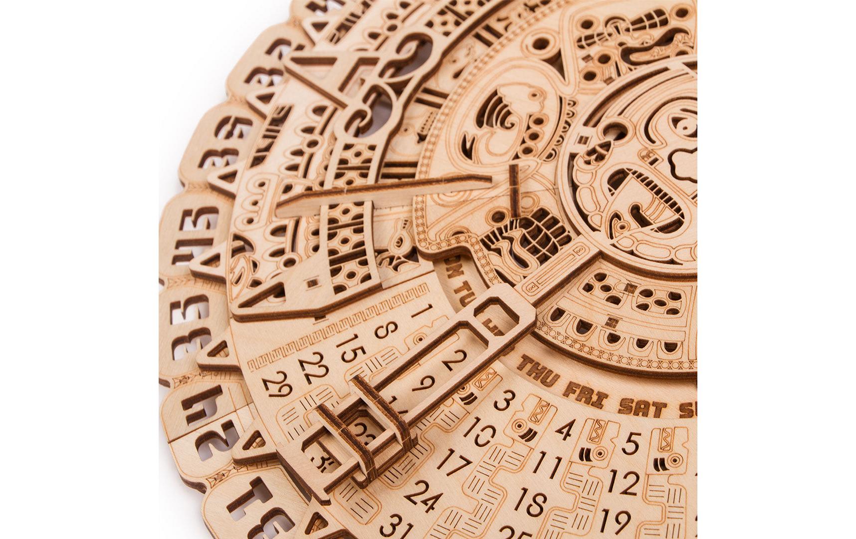 Bausatz Maya-KalenderKalender 3D Bausatz aus Holz