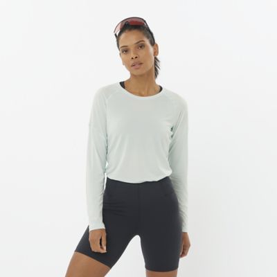 SalomonCross Run Longsleeve - blau