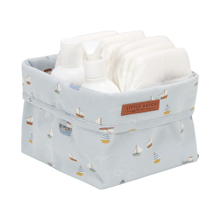 Panier de rangement 15 x 15 cm Sailors Bay blue
