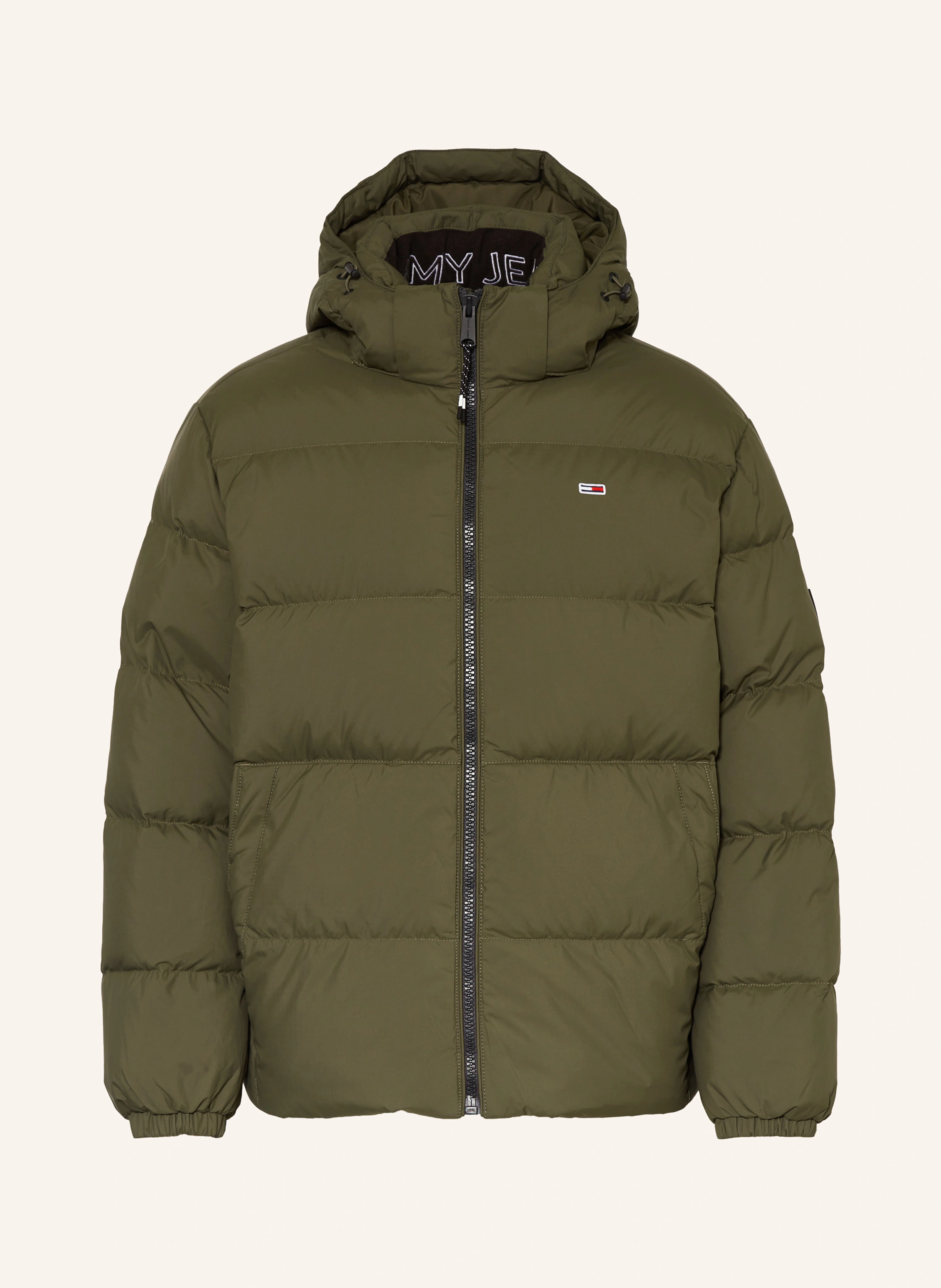 TOMMY JEANS Daunenjacke mit abnehmbarer Kapuze