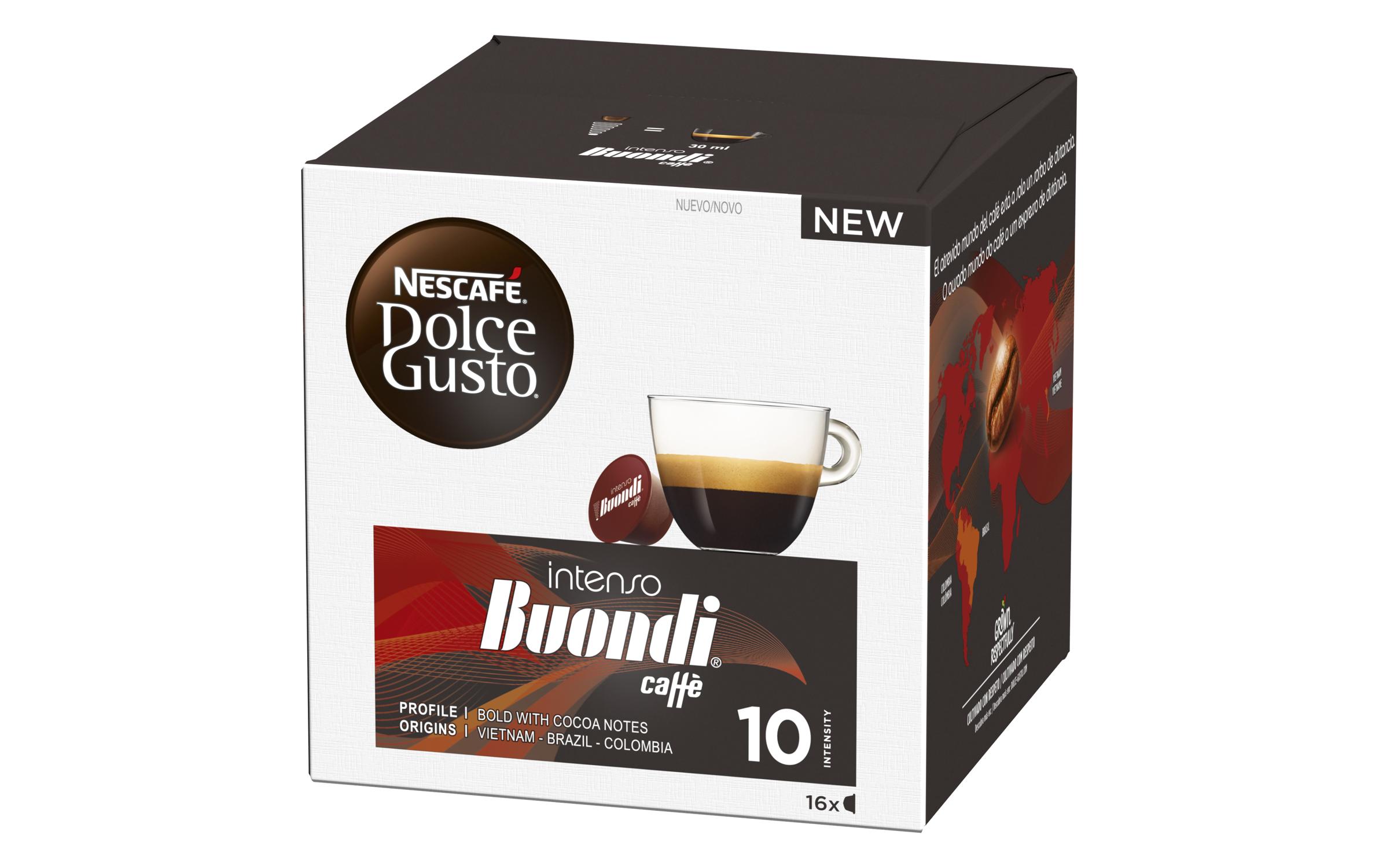 Kaffeekapseln Dolce Gusto Buondi Intenso 16 StückGerösteter Kaffee in Kapseln