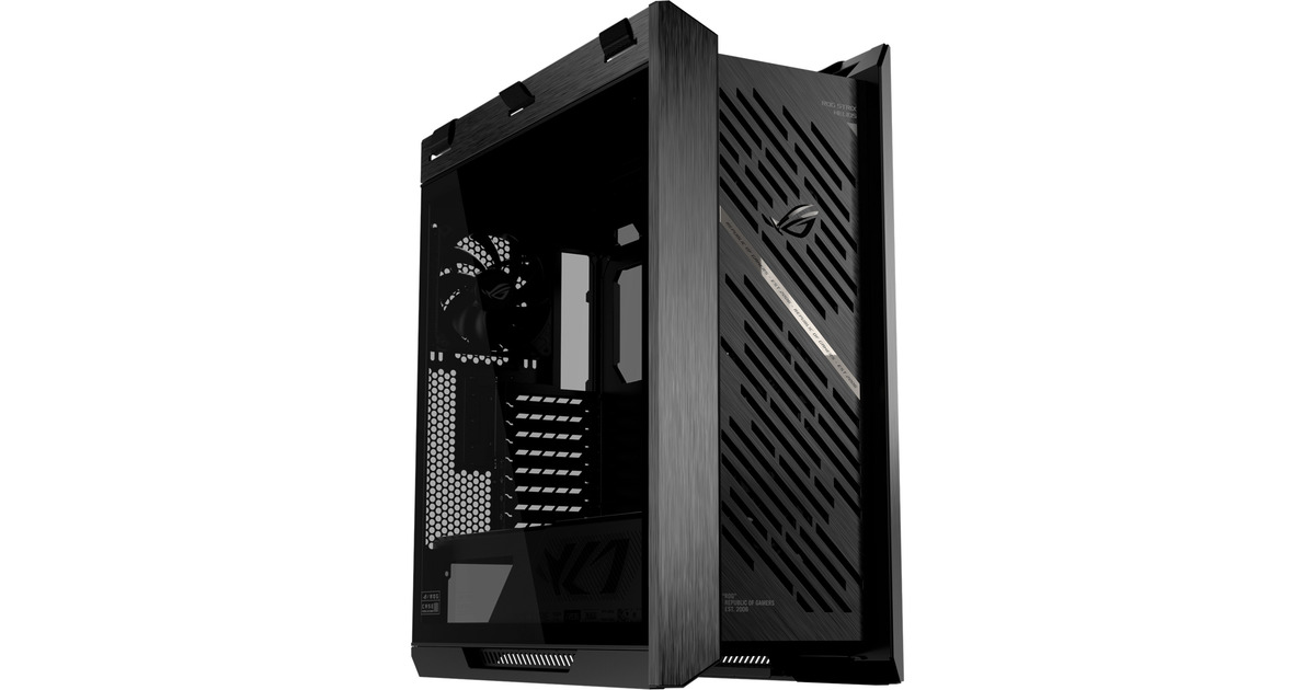ASUSROG STRIX HELIOS II GX601S midi tower behuizing  (Zwart | 4x USB-A | 2x USB-C | RGB | Tempered Glass)