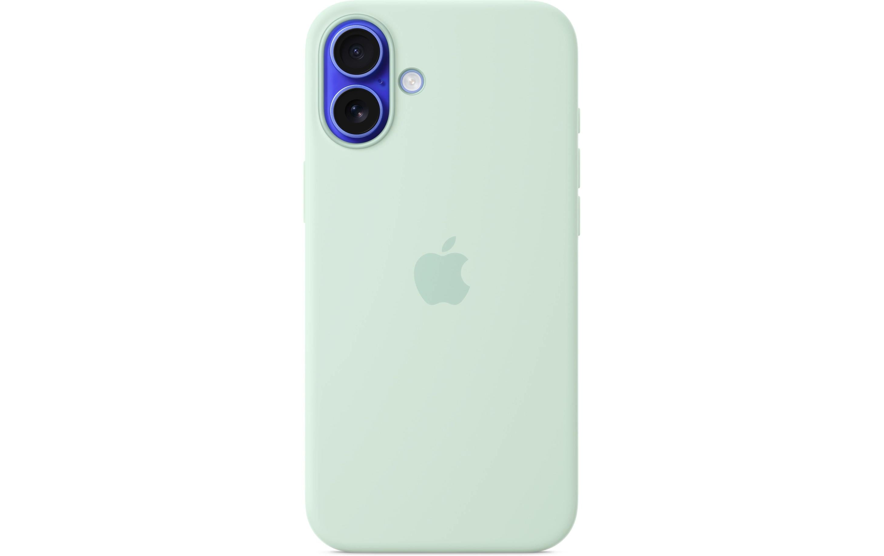 Silicone Case mit MagSafe iPhone 16 Plus AquamarineSilikon-Backcover mit «MagSafe» für das Apple iPhone 16 Plus