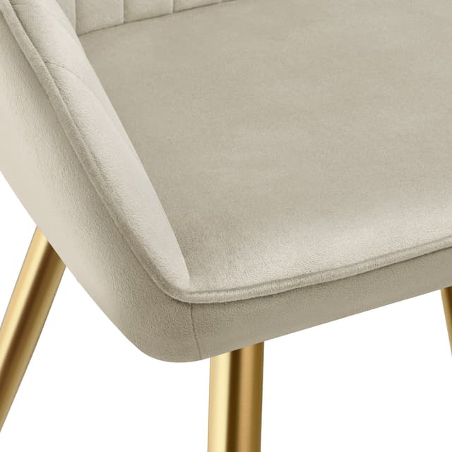 Stol Marilyn, velour, quiltet